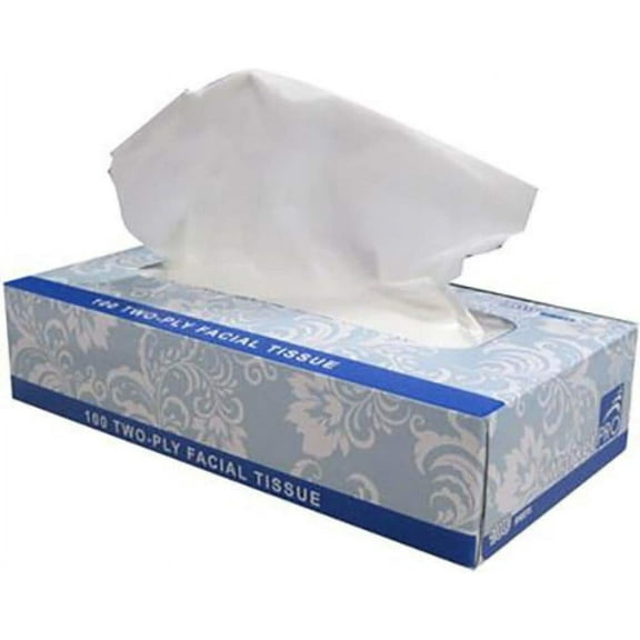 MarketPro Facial Tissue, 8" Length x 8" Width | 30 Box/Case