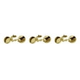 thumbnail image 4 of Transemion Round Men Cufflinks Cuff Button Covers 2 Suit Gift Business Pieces Men Gold 15mm Diameter 3Set, 4 of 6