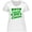 AA-White, variant on Inktastic Super Sassy Irish Lassy with Green 4 Leaf Clovers Women's Plus Size T-Shirt