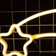 thumbnail image 5 of Colorido LED luz de neón arte pared decorativa para Decoración de cumpleaños blanco cálido, 5 of 9