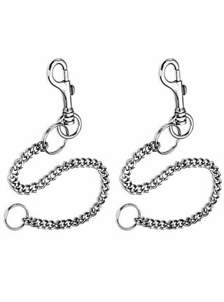 Liangery Key King with Chain, Screw Style Keychain Rings Metal Key Chain  Rings Set Detachable Keyring with Chains for Women Men 10pcs