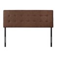 thumbnail image 5 of Jessenia Full size headboard only, Height Adjustable Full Size Bed Headboard, Square Tufted Headboard with 12 Positions, Metal Legs, Wall/Bed Mount, Linen Fabric headboard Full in Espresso, 5 of 8