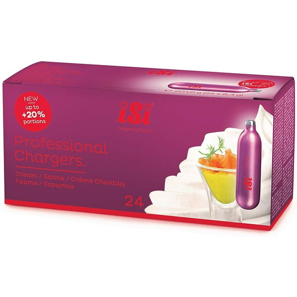 iSi N2O Professional Whipped Cream Chargers, 96Pack