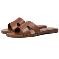 thumbnail image 1 of Slide Sandals Stratuxx Kaze vestido plano con punta abierta para mujer, negro, 1 of 9