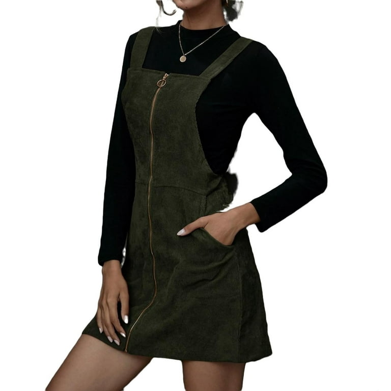 Army pinafore dress deals