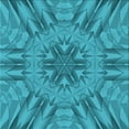 thumbnail image 1 of Ahgly Company Machine Washable Indoor Square Transitional Dark Cyan Green Area Rugs, 7' Square, 1 of 7
