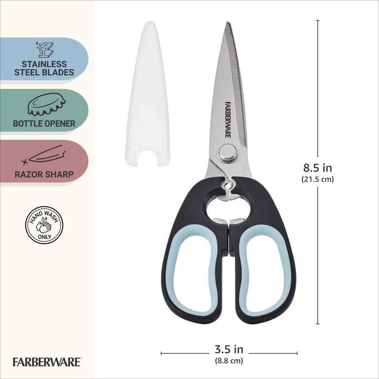 Farberware Soft Grip Kitchen Shears with Herb Stripper photo 5