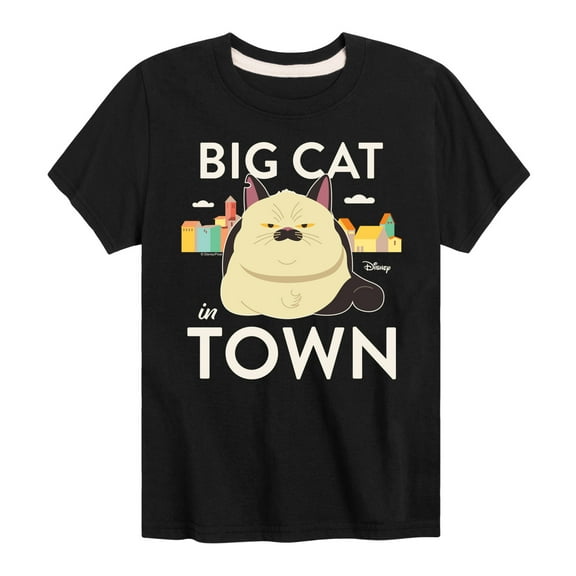 Luca - Big Cat In Town - Toddler And Youth Short Sleeve Graphic T-Shirt