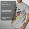 thumbnail image 6 of Men's Mickey & Friends Classic Mickey Distressed Graphic Tee Athletic Heather Medium, 6 of 9