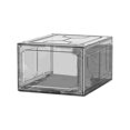 thumbnail image 1 of Hard Plastic Sports Shoe Box Plastic Shoe Box Dustproof Shoe Storage Box Shoe Rack Stackable Cabinet, 1 of 5