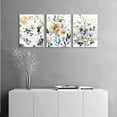 thumbnail image 4 of Oil Painting on Canvas Printing Scenery Wall Art Modern Home Decor Artwork Print Picture Paintings Framed Picture Artwork For Living Room Dinning Room Walls Watercolor Flowers 12x16Inch 3 Panels, 4 of 6