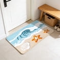 thumbnail image 4 of AuroraX Blue Bath Rugs for Bathroom Floor Non Slip OceanRug,Quick Drying Single Plush Washable Shower Rugs for Bathroom Extra Soft Anti Slip Shower Mats for Inside Shower, 4 of 6