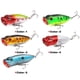 thumbnail image 5 of 5 señuelos de pesca de superficie de 6,5 cm/10 g con ojos 3D realistas, señuelos duros Swimbait con anzuelos triples para pesca en agua dulce y salada, 5 of 11