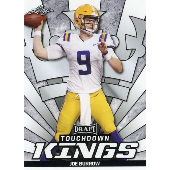 NFL 2020 Leaf Draft   Joe Burrow Trading Card #85 (Rookie, Touchdown Kings)
