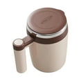 thumbnail image 3 of Vaso mezclador automático, recargable, giratorio y autoagitador con tapa, 14 pulgadas, marrón, 3 of 9