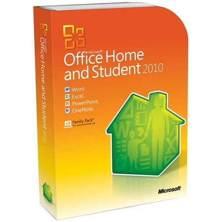 Microsoft Office Home and Student 2010 Family Pack, 3PC (Disc