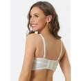thumbnail image 2 of Unique Bargains Women's Strapless Bras Wirefree Adjustable Straps Push-up Removable Pads Bralette White XS, 2 of 6
