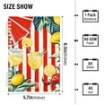 thumbnail image 2 of FORMRS 1-Subject Spiral Notebook 8" x 5" College Ruled 60 Refillable Sheet, 2 Pack, White Striped Lemon, 2 of 7