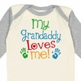 thumbnail image 4 of Inktastic My Grandaddy Loves Me Boys or Girls Long Sleeve Baby Bodysuit, 4 of 5
