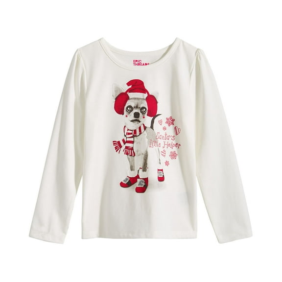Epic Threads Toddler Girls Shirt White 4T