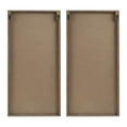 thumbnail image 3 of Madison Park Modern MDF Birch Palms Carved Wall Panel in Brown (Set of 2), 3 of 8