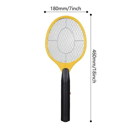 Electric Mosquito Racket Killer Electric Fly Insect Zapper Bat Handheld Portable Mosquitos Killer Control For Bedroom Insects