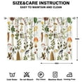 thumbnail image 2 of Mushroom Curtains-Blackout Curtains Bedroom Decor Living Room Darkening Grommet Window Drapes 2 Panels Set 42x54 inch, 2 of 2