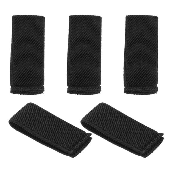 Masteelf 5 Pcs Belt Anchor Rope Buckle Jewelry Rack Men's Belts Twill Black