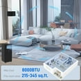 thumbnail image 5 of HOMCOM 8000 BTU Window Portable Air Conditioner with Timer On/Off, Black, 5 of 10
