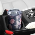 thumbnail image 5 of 20 Oz Pioneer Flower Coffee Tumbler Double Wall Insulated Stainless Steel Water Bottle | Metal Reusable Thermoses Flask with Cup Cap | Leak & Sweat Proof with Anti-Dust Lid, 5 of 7