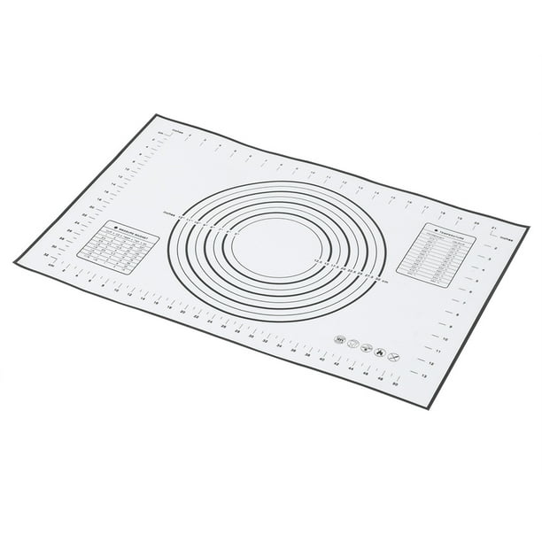 Esterilla de silicona para amasar, color negro, 60 x 40 cm, alfombrilla de silicona para amasar Una experiencia sin igual