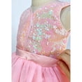 thumbnail image 7 of LOEL Girls Pink Ball Gown Witch Dress Princess Dresses Sequin Tulle Dress Wedding Birthday Party Dress Up, 7 of 7