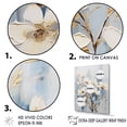 thumbnail image 3 of Designart "Blooming White And Blue Magnolias IV" Magnolias Floater Framed Wall Art Prints, 3 of 5