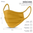 thumbnail image 3 of Cubrebocas Tela Jiuyu 120pz Amarillo Mostaza, 3 of 8