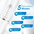 thumbnail image 5 of XIRQI Plaque Remover for Teeth,Tooth Scraper Polisher,Ultrasonic Tooth Cleaner Dental Tartar Calculus Remover with LED Light Teeth / 5 Adjustable Modes,Cleaning Kit Safe for Adult Kids (White), 5 of 6