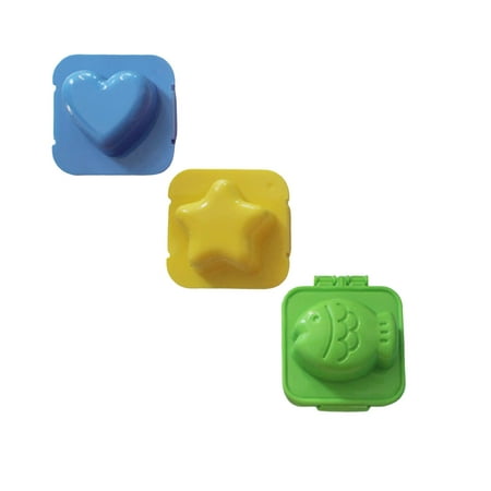 

Boil Egg Egg Rice Hard Boiled Egg 3D Cartoon Egg Fish Car Heart Rabbit Bento Maker Rice Boiled Egg Maker DIY Rice Bento Mould Kitchen Accessor Piping Bags for Strawberries Funnel Cake Set Small round