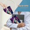 thumbnail image 6 of Spiral Notebook,College Ruled Journal,8.26" x 5.71" 50 Sheets/100 Pages,2 Pack - Colorful Wolf Howling in The Night Sky, 6 of 7