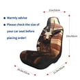 thumbnail image 3 of Uemuo Deer American Flag Vintage Pattern Car Seat Covers for Front Seats Waterproof Seat Covers for Cars, Universal Auto Front Seats Protector Fits for Car-1, 3 of 6
