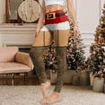 thumbnail image 2 of Christmas Leggings for Women High Waisted Santa Claus Print Ankle Length Seasonal Printed Leggings Soft Brushed Pants, 2 of 6