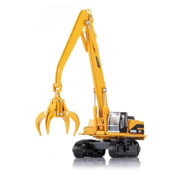 1:87 HO Scale Caterpillar Alloy Truck - Fully Articulated Material Handling Vehicle for Train Railway Model Scenes, Ho Scale Train Accessories