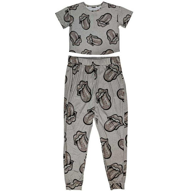 The Rolling Stones Ensemble de Pyjama Logo Cœur pour Femmes