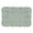 Silver - Creola, variant on Decozen Dining Table Rectangle Lace Linen Placemats Set of 6, White, 14"x20" - The Darvin Collection