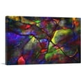 thumbnail image 1 of ARTCANVAS Black Opal Gemstone Jewel Precious Stone Canvas Art Print - Size: 12" x 8" (0.75" Deep), 1 of 9