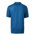 thumbnail image 3 of Men's Cutter & Buck Blue Jacksonville Jumbo Shrimp Pike Micro Floral Stretch Polo, 3 of 3