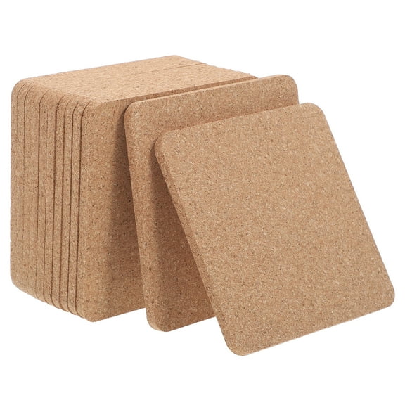 REACHISE 12pcs Cork Coasters Cup Mats Tea Cup Coasters Table Coasters Teacup Mats