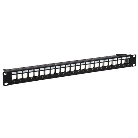 Monoprice 24-Port 1U Blank Keystone Shielded Network Patch Panel T568A/B price history on PriceWatchPro