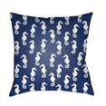 thumbnail image 2 of Surya Raining Seahorses Outdoor Pillow, 2 of 2