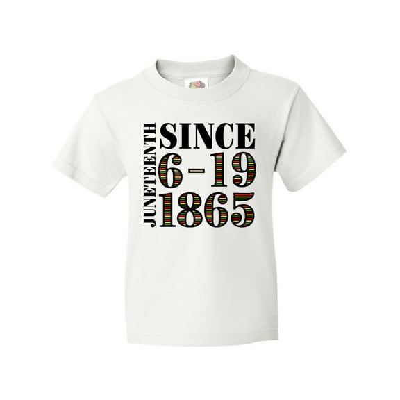 Inktastic Juneteenth Since 6-19-1865 Youth T-Shirt