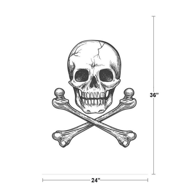 Pirate Skull And Crossbones Printable