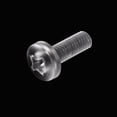 thumbnail image 5 of Uxcell M4x12mm Plastic Phillips Bolts PC Pan Head Machine Screws Transparent 100 Pack, 5 of 5